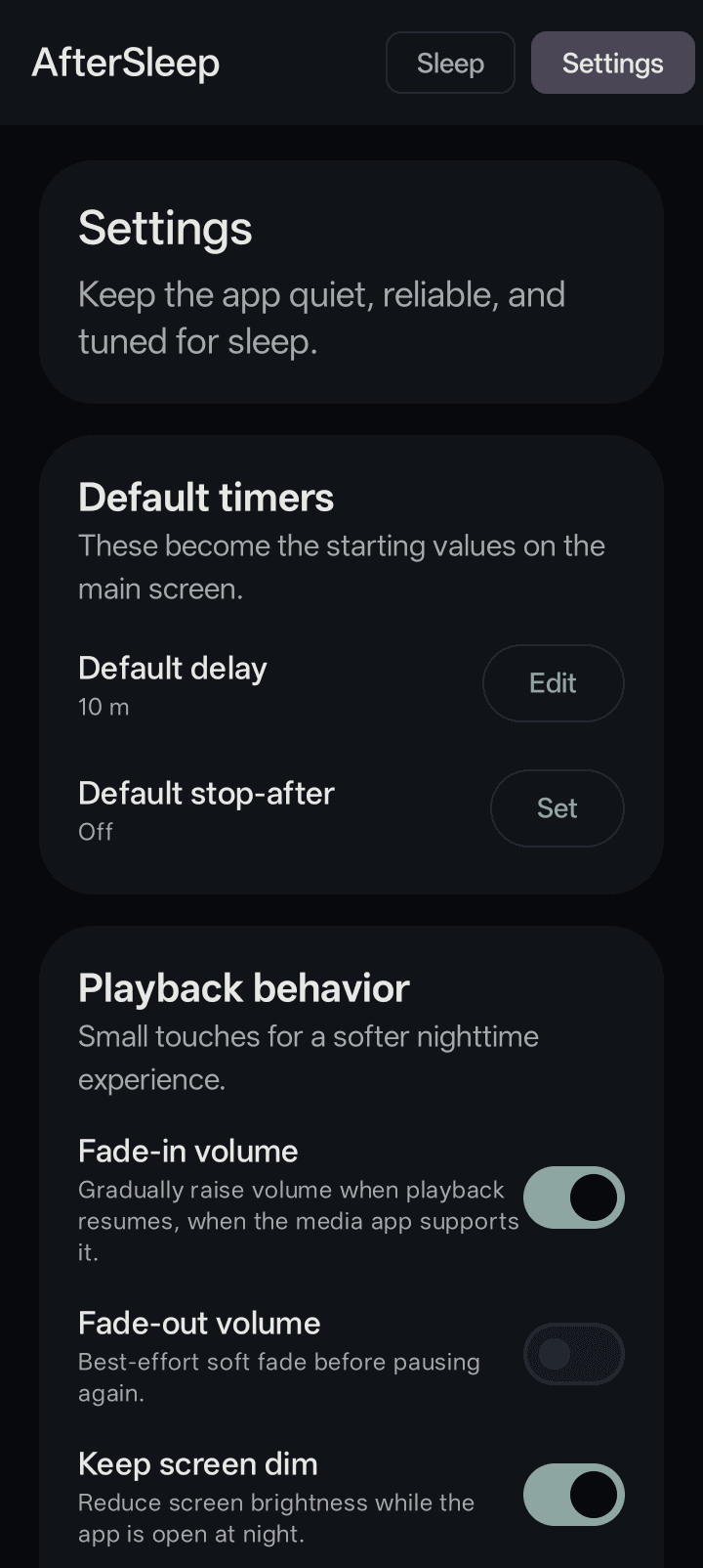 AfterSleep screenshot 3