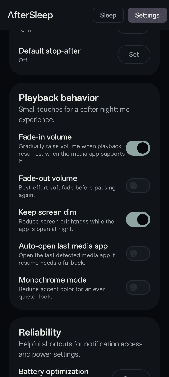 AfterSleep screenshot 4