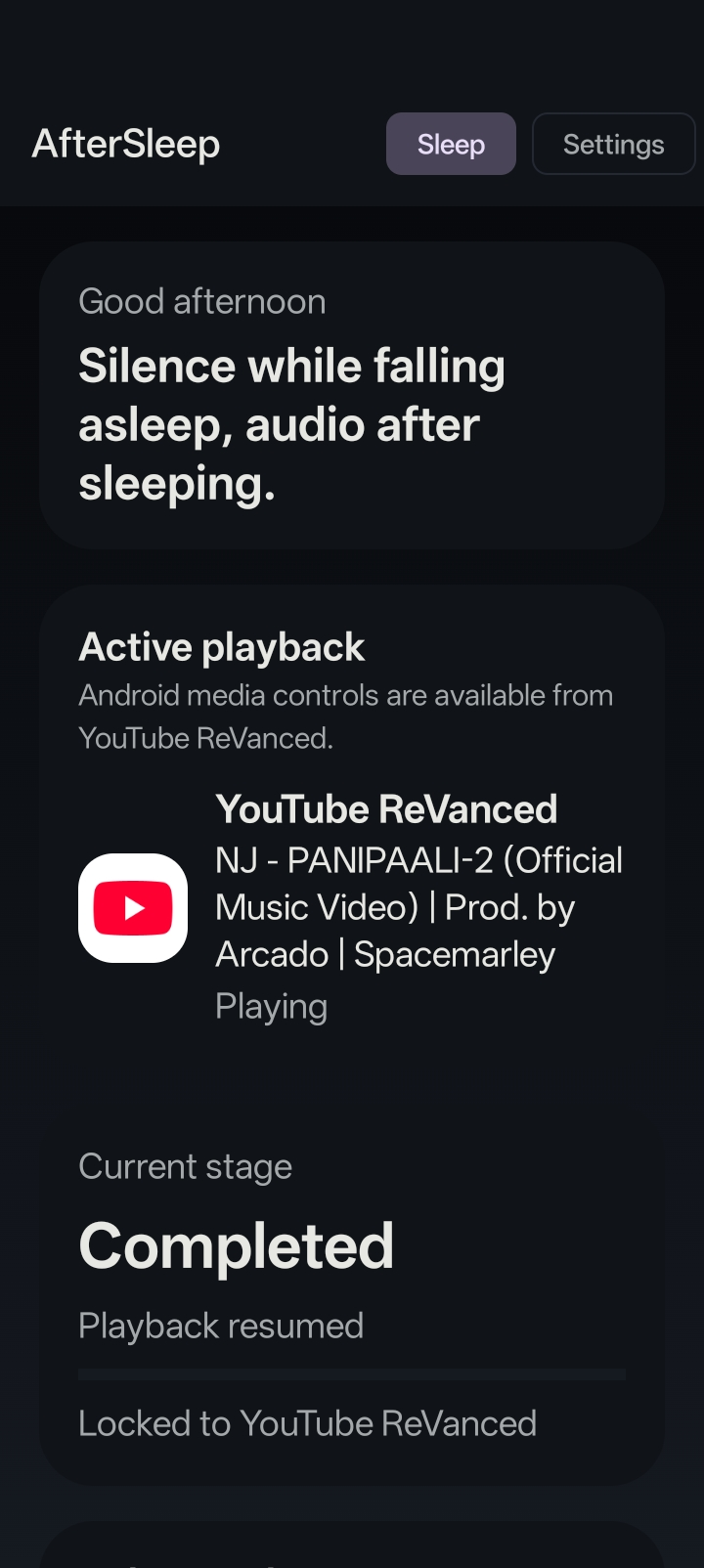 AfterSleep screenshot 1