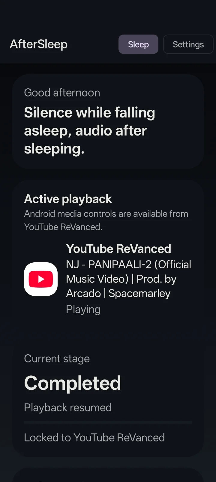 AfterSleep screenshot 1